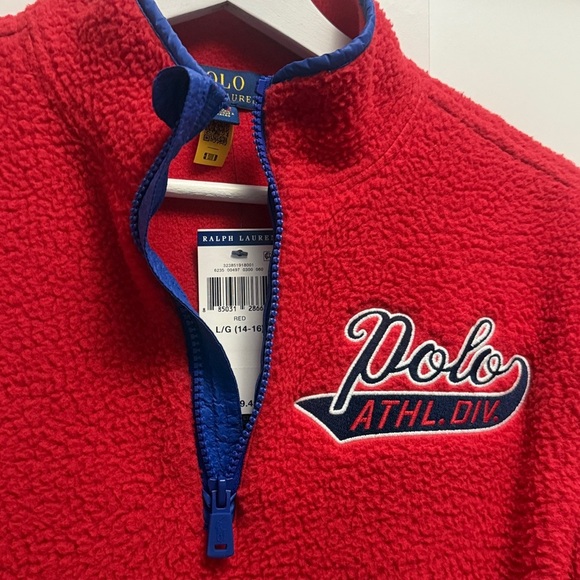 Polo Ralph Lauren 1/4 zip Fleece Pullover - Picture 3 of 4